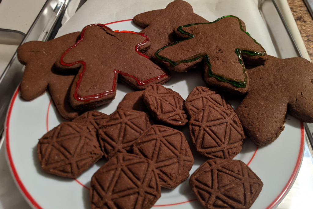 board game cookies from 3d print cookie cutter