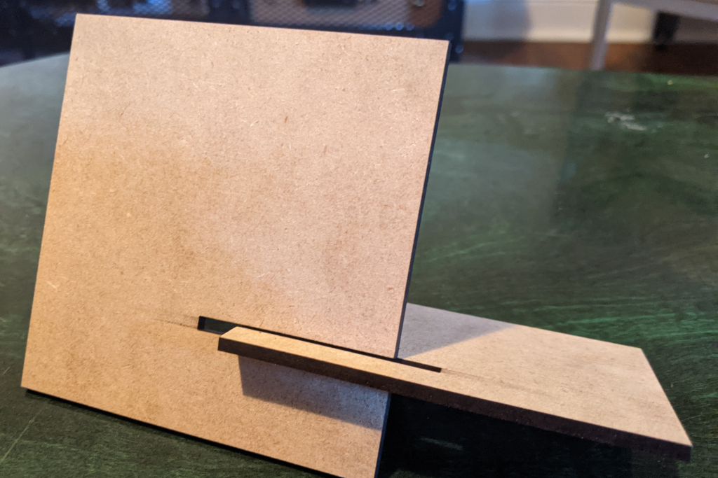Mid-assembly card holder